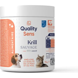 Krill sauvage, améliore la qualité de la peau et du pelage QUALITY SENS