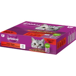 MEGAPACK WHISKAS Klassische Auswahl Mix in Gelee 60x85g