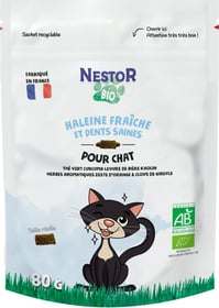 NESTOR BIO Leckerli für Katzen mit frischem Atem und gesunden Zähnen