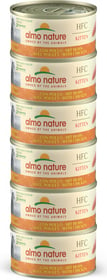 ALMO NATURE HFC MEGA Kitten - Pâtée avec morceaux de Poulet pour Chaton 6 x 70g 