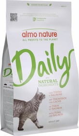 ALMO NATURE Daily Maintenance Croquettes naturelles au thon et au saumon pour chat