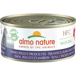 ALMO NATURE HFC Natural - Pâtée 100% naturelle avec morceaux pour Chat adulte 150g