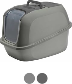 Maison de toilette Mega Deluxe pour grands chats en plastique recyclé - 2 coloris disponibles