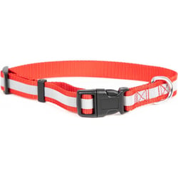 reflektierendes Halsband in rot Zolia Lumoz