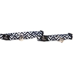 Collier chat Zigzag Zolia Noir/Blanc - 2 tailles