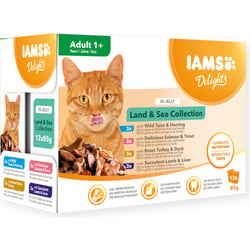 Iams Delights Terre & Mer pâtée en gelée pour chat