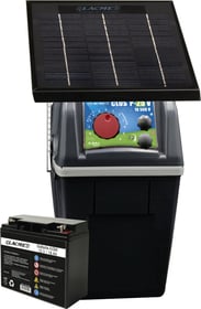 Électrificateur CLOS P25 avec panneau solaire et batterie, 12 volts 240 mj en sortie