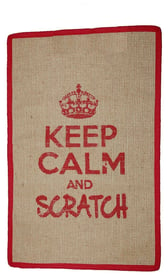 Tapis Griffoir Keep Calm pour Chat