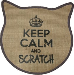 Tapis griffoir Keep Calm pour Chat