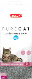 Litière minérale chat PURECAT absorbante parfumée - 20 L