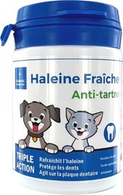 Demavic Fresh Breath Anti-Zahnstein-Pulver für Hunde und Katzen