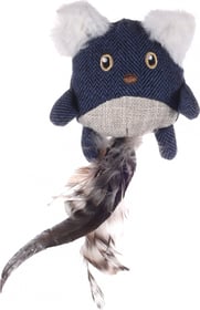 Jouet Souris plume + cataire pour chat