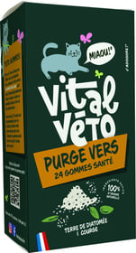 Vitalvéto Gommes santé Purge vers pour chat 