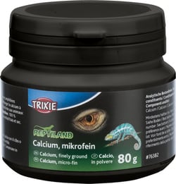 Calcium, micro-fin pour reptiles