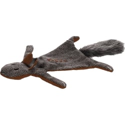 Peluche plate Wolla Ecureuil gris foncé