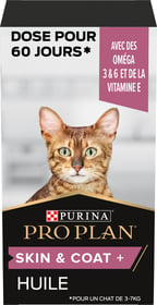 Purina Pro Plan Skin & Coat+ aliment complémentaire huile pour chat