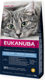 Eukanuba Weight Control / Sterilised für kastrierte oder übergewichtige erwachsene Katzen