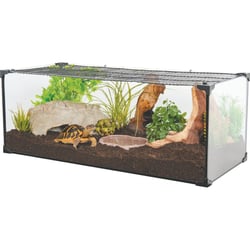 Terrarium noir pour tortues terrestres Zolux Karapas Terra Pro