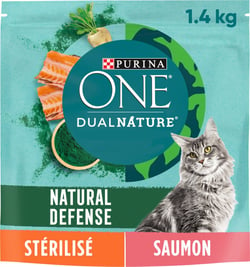 PURINA ONE Dual Nature Chat Stérilisé au saumon