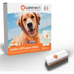 Weenect XS Hunde-GPS-Tracker (Weiß/Schwarz Edition 2023)