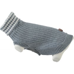 Pull gris Dublin pour chien