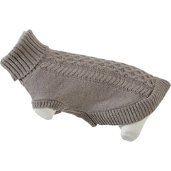 Pull taupe Megève pour chien