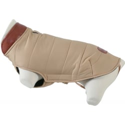 Doudoune beige London pour chien