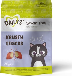 Dailys Krusty Snacks Friandises saveur Thon pour chat