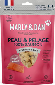 Marly & Dan Gefriergetrocknete "100% Lachs Haut und Fell" Leckerlis für Hunde