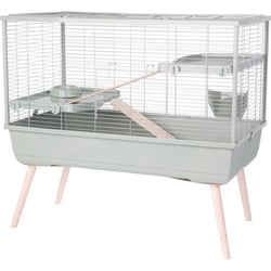 Cage pour lapin et grand rongeur - H92 cm à H114 cm - Zolux NEOLIFE verte