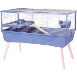 Cage pour cochon d'Inde - 100 cm - Zolux NEOLIFE bleue