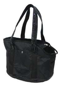 Sac de transport pour petit chien et chat Topzoo Girly noir