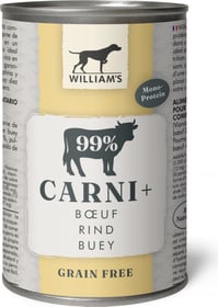 WILLIAM'S Carni+ Pâtée pour chien sans céréales au bœuf