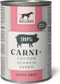 WILLIAM'S Carni+ Pâtée pour chien sans céréales au cochon