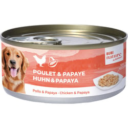 Nassfutter BUBIMEX Bubi Nature Huhn und Papaya für Hunde