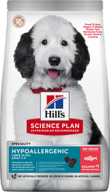 Hill's Science Plan Hypoallergenic au Saumon pour chien adulte de grande taille