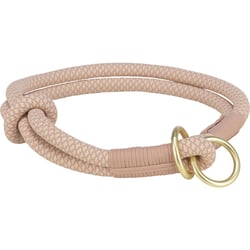 Soft Rope Halbdrosselhalsband - Rosa/Hellrosa