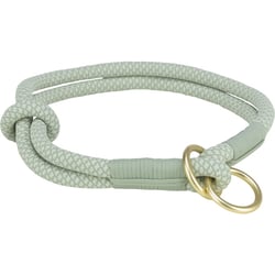 Soft Rope Halbdrosselhalsband - Salbei/Minze