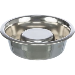 Gamelle Slow Feeding en acier inox pour chien