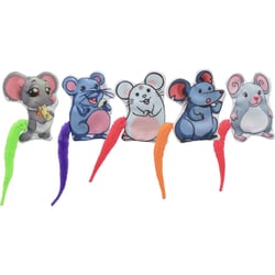 Souris en tissu Trixie - 7.5 cm