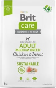 BRIT Care Nachhaltiges Adult Medium Breed Huhn & Insekten für mittelgroße Hunde