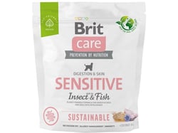 BRIT Care Sustainable Sensitive aux poissons et insectes pour chien