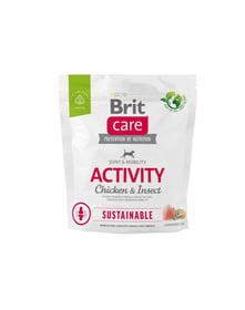 BRIT Care Sustainable Activity au poulet et aux insectes pour chien