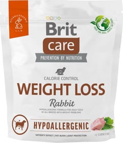 BRIT Care Hypoallergenic Weight Loss mit Kaninchen für übergewichtige Hunde