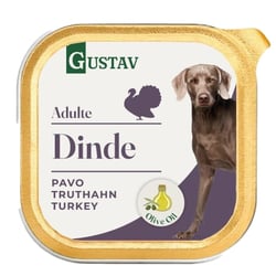 GUSTAV Pâtée à la Dinde pour chien adulte