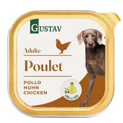 GUSTAV Pâtée au Poulet pour chien adulte