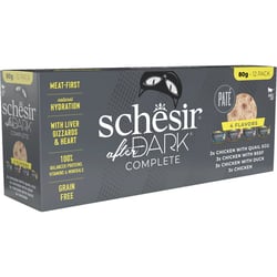 SCHESIR Multipack After Dark Pâtée pour chat - 12x80g