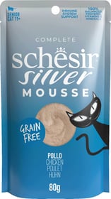 SCHESIR Senior Lifestage Velvet Mousse für Senior-Katzen - 2 Geschmacksrichtungen zur Auswahl