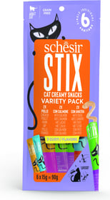 SCHESIR Stix Liquid Snack für Katzen - 4 Geschmacksrichtungen zur Auswahl