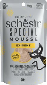 Schesir Special Need Mousse Exigent pour cat - Vištiena/Anties kepenys